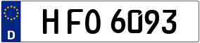 Truck License Plate
